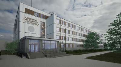 Kandavas K.Mīlenbaha vidusskolas vizualizācija