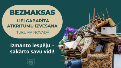 Lielgabarītu atkritumu izvešana