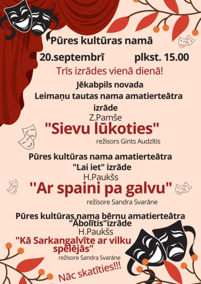 Amatierteātru izrādes