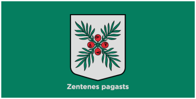 Zentenes pagasta karogs