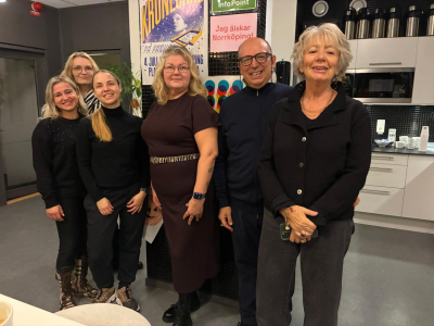 Tukuma pārstāves kopā ar Zviedrijas projekta pārstāvjiem