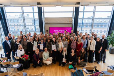 Projekta dalībnieku kopfoto