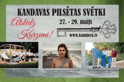 Aicinām atslēgt Kurzemi Kandavas pilsētas svētkos!