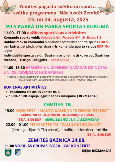 Pasākuma afiša