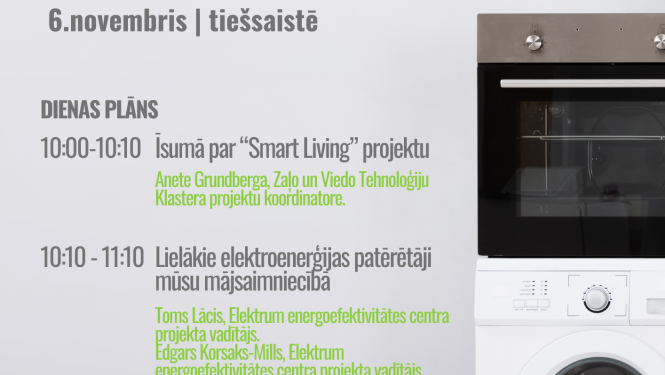 Tiešsaistes seminārs “Elektroenerģijas patērētāji mūsu mājsaimniecībās, mīti un patiesības”