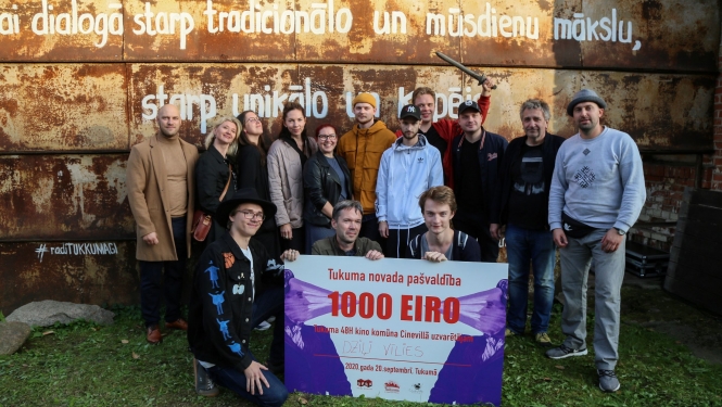 Noskaidroti “Tukuma 48h kino komūna Cinevillā” laureāti. Galveno balvu 1000 eiro iegūst filma “Cirtenis”