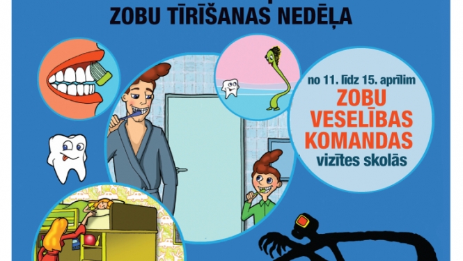 Aicinām 5. – 6.klašu skolēnus piedalīties “Veselīgā smaida nedēļās”