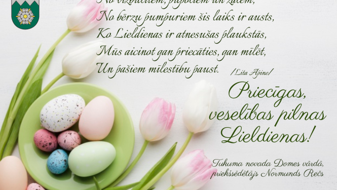 Priecīgas, saulainas un veselīgas Lieldienas