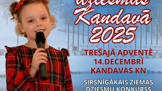 Ģaismas dziesmas Kandavā 2025