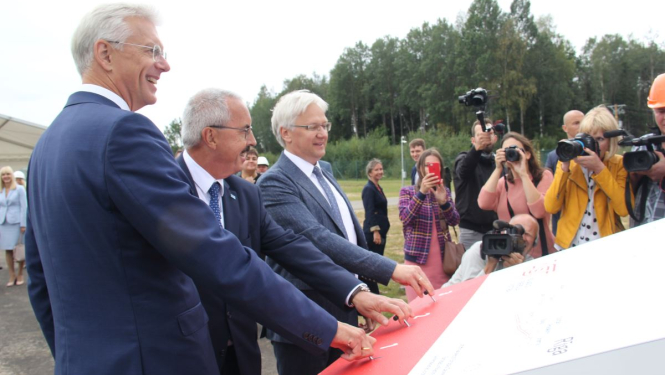 Apakšstacijā "Tume" svinīgi atklāj projekta "Kurzemes loks" noslēdzošo posmu