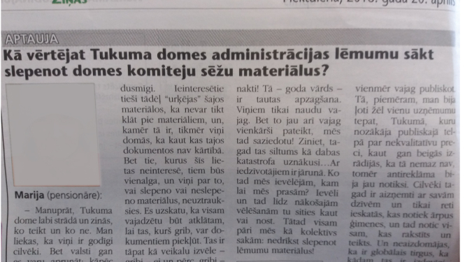 Cienījamie novadnieki!