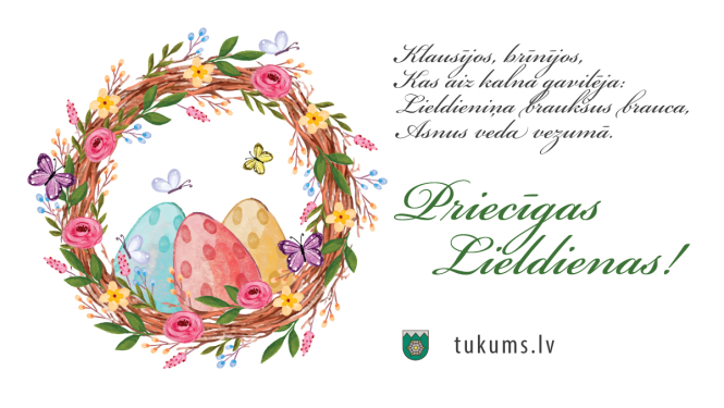 Priecīgas Lieldienas!