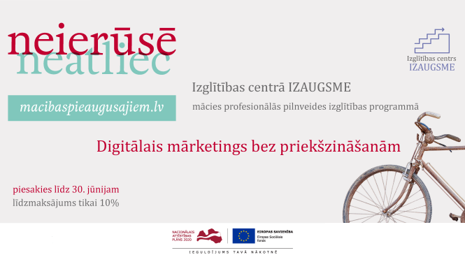 Sākas pieteikšanās mācībām pieaugušajiem digitālo prasmju izglītības programmā