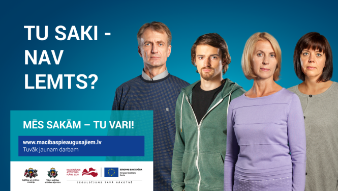 Sākusies pieteikšanās mācībām pieaugušajiem gandrīz 800 programmās
