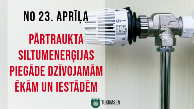 Pārtraukta sezonālā siltumenerģijas apgāde