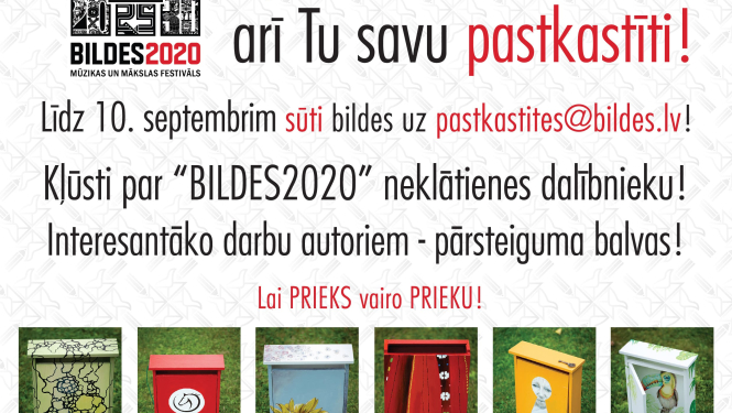 Aicinājums piedalīties akcijā “ApGLEZNO un noBILDĒ arī Tu savu pastkastīti!”