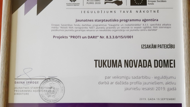 Jaunieti, maini dzīvi, piedalies projektā "PROTI un DARI!"
