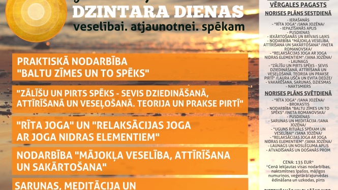 SAJŪTU LĀDE aicina piedalīties dažādos semināros un pasākumos