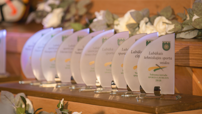 Apbalvoti Tukuma novada labākie sportisti 2018. gadā