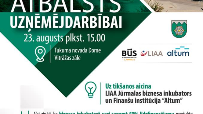 Seminārs par atbalsta iespējām uzņēmējiem