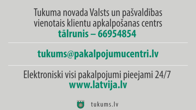 Tukuma VPVKAC jauns tālruņa numurs