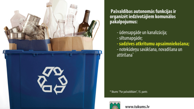 Pašvaldības autonomā funkcija - atkritumu apsaimniekošana