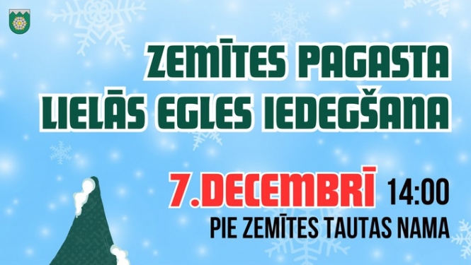 Zemītes pagasta lielās egles iedegšana
