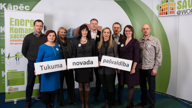 Tukuma novada pašvaldības darbinieki motivējas enerģijas taupīšanas sacensībām