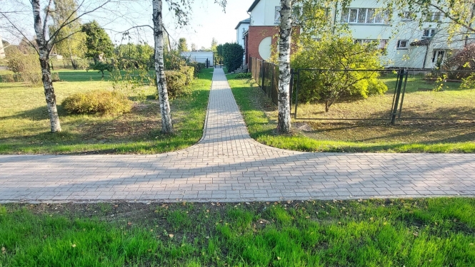 Labiekārtotā gājēju ietve Zantē