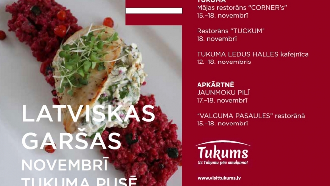 Patriotiskā garšas nedēļa Tukuma pusē!