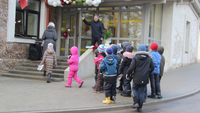 Milzkalnes sākumskolas atvēršana
