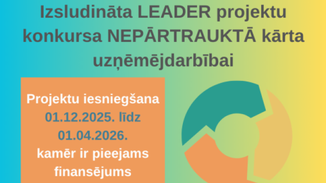 LEADER projektu konkurss