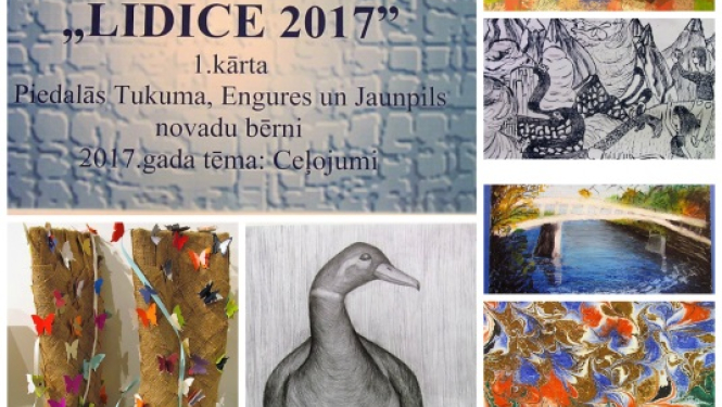 Aicinām apmeklēt 45.starptautisko bērnu mākslas izstādi "Lidice 2017"
