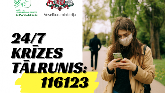 Jauns bezmaksas krīžu tālrunis