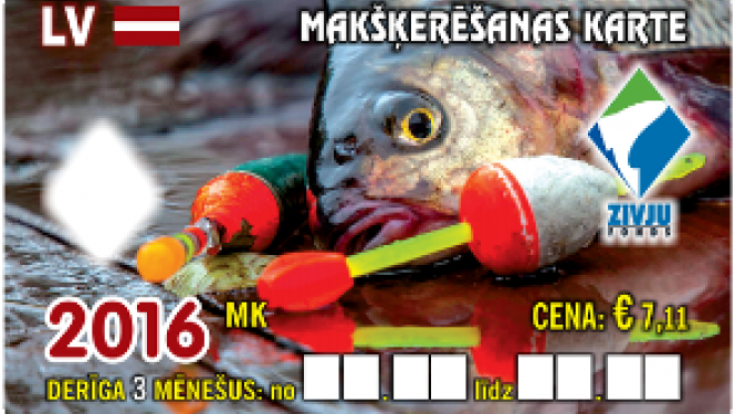 Makšķerēšanas, vēžošanas un zemūdens medību kartes