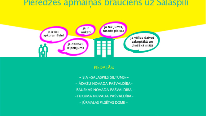 Piesakies pieredzes apmaiņas braucienam uz Salaspili projekta “Accelerate sunshine” ietvaros
