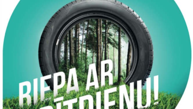 Rīkojies atbildīgi, nemet riepas dabā!