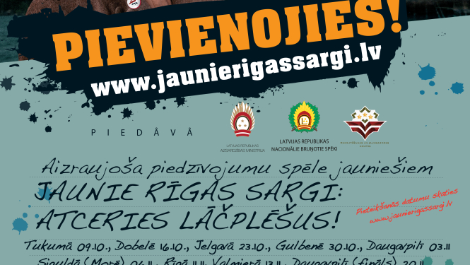Tukuma novada jauniešus aicina pieteikties piedzīvojumu un izaicinājumu spēlei „Jaunie Rīgas sargi: atceries Lāčplēšus!”