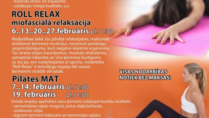 Vingrošanas nodarbības februārī