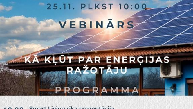 Vebinārs "Zaļā enerģija