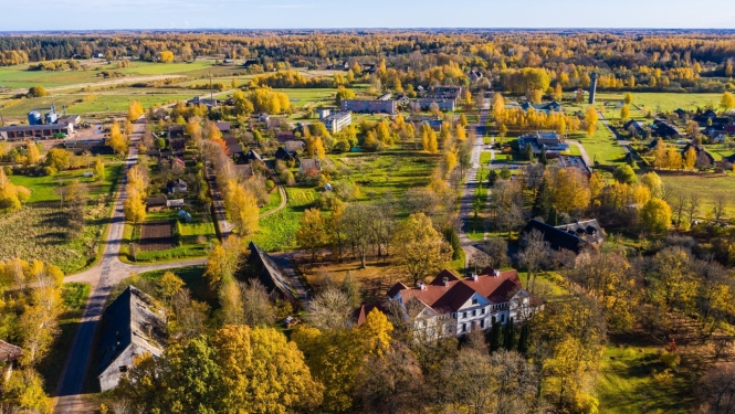 Skats uz novadu no putna lidojuma