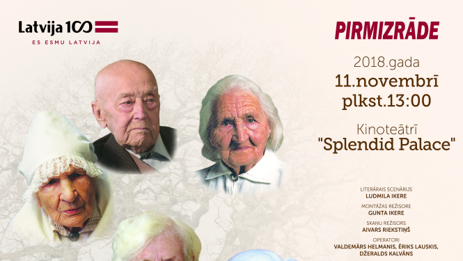 Dokumentālās filmas "100 gadi esības vējos" pirmizrāde