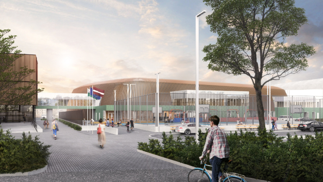 Manēžas vizualizācija