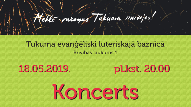 Jauniešu koris BALSIS ieskandinās Muzeju nakti Tukumā