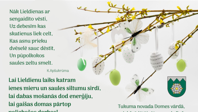 Gaišas, košas un možuma pilnas Lieldienas