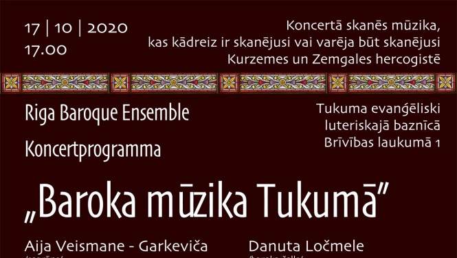 Baroka mūzika Tukumā
