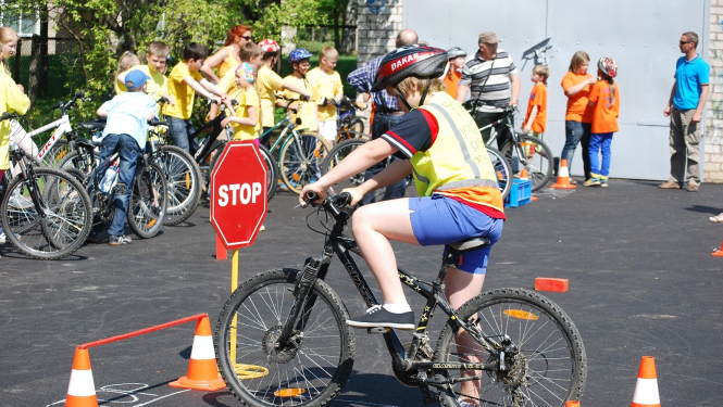 CSDD jauno velosipēdistu sacensības