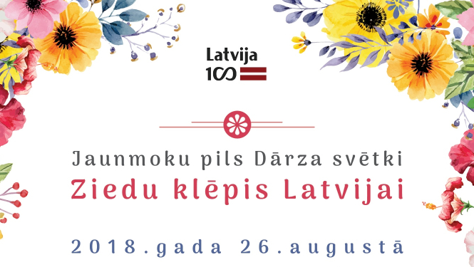 Dārza svētki Jaunmoku pilī "Ziedu klēpis Latvijai"