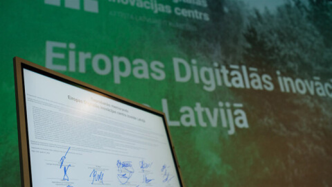 PARAKSTA MEMORANDU PAR EIROPAS DIGITĀLĀ INOVĀCIJU CENTRA IZVEIDI