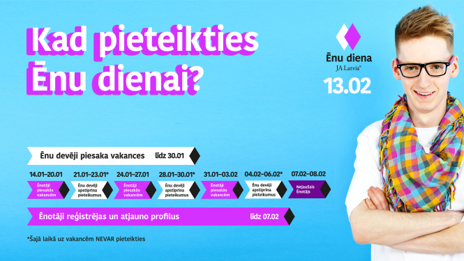 Aicinām uzņēmumus pieteikties "Ēnu diena 2019"